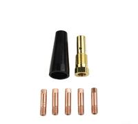 Lot de 7 embouts de buse sans gaz pour soudeur Century FC90 à noyau de flux - Embouts de contact de torche MIG et pièces de rechange pour soudure auto-blindée de 0,8 mm (pointe 035 de 0,8 mm)