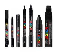 Lot De 7 Marqueurs Posca Noir