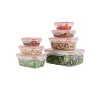 Classbach® Ensemble 7 boîtes plastique hermétiques, pour repas, préparation, conservation, lave-vaisselle, micro-ondes, congélateur - C-FHD 4008 K
