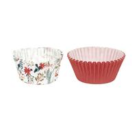 Lot de 75 Caissettes de Cuisson Noël 7cm Multicolore