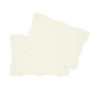 Lot de 75 cartes DIN A6, vierges, à bricoler et à personnaliser, au choix, avec coins ronds ou contour vintage, 300 g/m², papier kraft d'herbe, carton photo (ivoire vintage, 75 cartes)