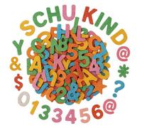 Lot de 768 autocollants de bricolage pour enfants, lettres et chiffres autocollants en PVC avec surface mate et pailletée, 6 couleurs, autocollants ABC pour scrapbooking, école et artisanat