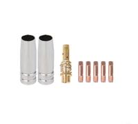 Lot de 8 accessoires de soudage MIG pour torche 15AK de 0,030 cm, embouts de contact, diffuseur de gaz M6 et buses, consommables en cuivre rouge pour soudeurs MB 100-250
