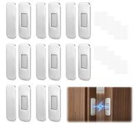 Lot de 8 aimants de porte autocollants pour portes d'armoires - Loquet magnétique ultra fin - Aimant de porte magnétique puissant - Aimants de meubles pour tiroirs, ferme-portes