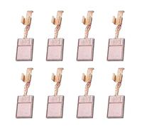 Lot de 8 Balais de Charbon 13x10x3 mm pour Outils Électriques Charbon pour Makita CB-440 CB-448 CB-436 195021-6 194427-5 194159-4 Pièces de Rechange Moteur pour Perceuse Visseuse BHP458 BHP454