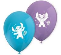 Lot de 8 ballons gonflables - Motif Stitch et ange - Décoration pour anniversaire d'enfant et fête à thème - Circonférence de 85 cm - Ballons Disney - Décoration de ballons à thème - Fête d'enfant