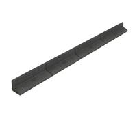 Kit de bordures de pelouse flexibles de 4,8 m comprenant 8 bordures de jardin grises de 1,2 m pour pelouses, allées, bordures de parterres, potagers et parterres de fleurs. Résistantes aux UV. Ancrage