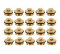 Lot de 8 buses de brumisation en laiton G1/2 réglables pour système d'irrigation de jardin - Rotation à 360 degrés pour le refroidissement de la pelouse et l'agriculture - Raccord en métal jaune de 22