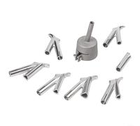 Lot de 8 buses de soudage à air chaud pour tâches de soudure en plastique, y compris PVC pour feuilles de vinyle PP compatibles avec les unités de 1500 2000 W