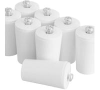 Lot de 8 butées de volet roulant en PVC blanc, mesurant 40mm, Butées de volet roulant 8 pièces/ensemble 40 mm avec vis Butées blan