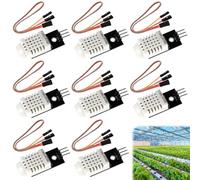 Lot de 8 capteurs de température DHT 22/2302 et capteur d'humidité avec carte et câble 3,3-5,5 V DHT compatible avec Arduino, Sensor 22 Digital Temperatu et capteur d'humidité