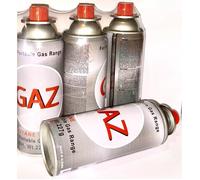 Lot de 8 - Cartouche de Gaz - 227g - Normes Européens - pour Chalumeau Réchaud