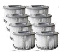 Lot de 8 cartouches filtrantes de rechange pour piscine gonflable MSPA et jacuzzi