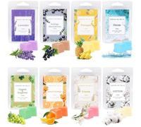 Lot de 8 Cire Bougie a Fondre, Fondant parfumé pour bruleur, Cire parfumée pour bruleur de Anniversaire BOUGIE (HORS ANNIVERSAIRE)