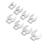 Lot de 8 clés à pattes d'oie, jeu de clés métriques pour pied de biche, jeu de clés métriques pour écrous évasés pour mécaniciens professionnels