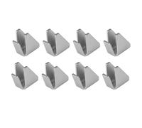 Lot de 8 clips de fixation amovibles pour étagère d'armoire en métal pour armoires de garage Husky (9 mm)