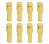 Lot de 8 connecteurs rapides en T pour câble basse tension, bornes IDC en laiton et nylon, étanchéité IP65 pour éclairage de paysage, 12-20 AWG, jusqu'à 500 W (jaune)