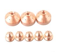 Lot de 8 consommables pour brûleur Plasma 600, 5 électrodes 120826 et 3 buses 120828 en cuivre, pour pièces de rechange pour processus de coupe manuelle avec capuchon de blindage, pour série PMX 600