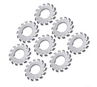 Lot de 8 coupe-engrenages HSS M1 20° PA pour métal HSS M2 Lot de 8 coupe-engrenages M1 pour horloger et modélisme Jeu de fraises de précision M1 Angle de pression 20° 8 pièces