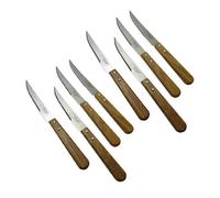 Lot de 8 couteaux à steak en olivier Jean Dubost