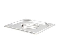 Lot de 8 couvercles en acier inoxydable pour récipient GN 1/6 176 x 162 mm, couvercle de rechange pour chauffe-plat, récipient de conservation au chaud, récipient buffet, restauration, cuisine