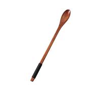 Lot de 8 cuillères à miel en bois à long manche pour miel, thé, café, accessoires de cuisine
