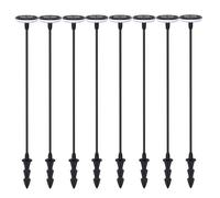 (Lot de 8) Eclairage LED 35 lm Solaire à planter Idéal illumination de composition florale - IP65