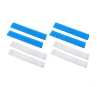 Lot de 8 filtres divisés haute efficacité compatibles avec les modèles Utr-fa16 et Utr-fa16-2 avec construction en éponge dense pour enlever la poussière et schéma blanc 6 pièces