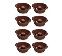Lot de 8 Flexi'moules à baba ou savarins en silicone Mathon