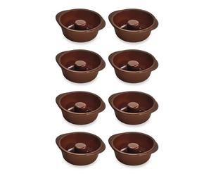 Lot de 8 Flexi'moules à baba ou savarins en silicone Mathon