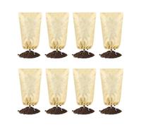 Lot de 8 Housse de Protection hivernale de Plantes en Pot | Housse de protection arbres fruitiers de jardin zipper et cordon réutilisable voile d‘hivernage de plante