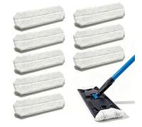 Lot de 8 housses de rechange pour serpillère - Lavables et durables - Pour sols stratifiés, carrelage, planches, sol en pierre, salle de bain, cuisine - Housse universelle pour tous les sols durs