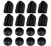 Lot de 8 joints de remplacement pour serre-joints | Compatibles avec les joints de type Jorgensen 7437 et les serre-joints en bois Pony Jorgensen, coussinets noirs