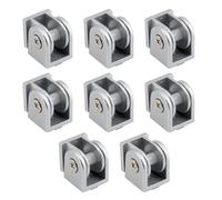 Lot de 8 joints pivotants en alliage de zinc 2020 - Profilé en aluminium - Connecteurs d'extrusion d'angle