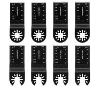 Lot de 8 lames de scie oscillantes - Outil multifonction compatible Bo-sch,Dre-mel, Fe-in Multi-master - 34mm Outil Multifonction Lame De Scie Universelle Pour Bois Plastique