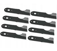 Lot de 8 lames de tondeuse à gazon MTD Gutbrod 742-0495 742-0495B 942-0495 24,7 cm