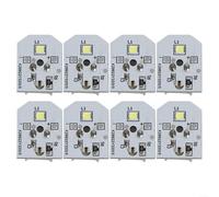Lot de 8 lampes de réfrigérateur compatibles WR55X11132 pour modèles GE y compris GFE26GGKFBB GNE29GSKCSS GFE28GSLCSS DFE28JSKGSS