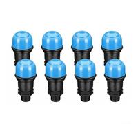 Lot de 8 Luftablassventil 3/4 Zoll Vakuum-Entlastungsventil aus PP mit NPT-Gewinde für Bewässerungssysteme, automatische Luftaufnahme und -abgabe zur Vermeidung von Luftblockaden (2,5 cm)