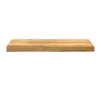 Lot de 8 marches d'escalier en bois de chêne massif (marron clair, 70 x 25 x 2 cm) - Utilisation polyvalente comme marche d'escalier, rebord de fenêtre, bibliothèque ou élément décoratif - Grain