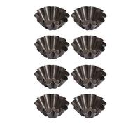 Lot de 8 moules à briochettes individuels 8cm Gobel