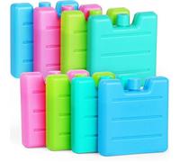 Lot de 8 pains de glace réutilisables 65g - Idéal glacière & sac isotherme - 4 couleurs