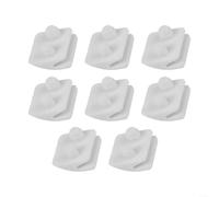 Lot de 8 patins d'aspirateur de piscine, pour remplacement Hayward, Aqua For Aqua Critter, Santoprene Pod Shoes Kit, pour piscine hors sol pour pièces de réparation de robot nettoyant, blanc