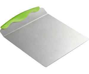 Lot de 8 pelles à gâteau en acier inoxydable, pelles à gâteau XL, avec manche, L x P : env. 20 x 24 cm, argentées
