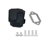 Lot de 8 pièces de réparation d'échappement pour tronçonneuse Stihl MS440 MS460 044 046, pot d'échappement en métal antirouille, kit d'accessoires pour tronçonneuse, bûches et travaux forestiers