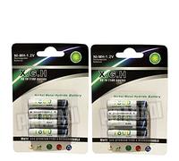 Lot DE 8 Piles ACCUS Batteries AAA LR03 1.2V NI-MH Rechargeable Battery Mignon 1800mAh | REMPLACE Les Piles AAA 1.5V | AAA LR03 LR3 R03 R3 H03 H3 3A |Jouet TELECOMMANDE Lampe ETC. (AAA 1800mAh)