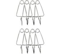FM Professional 9913850 Lot de 8 Pinces à Escargot, Pinces à Escargot, Escargot, Pince, Ustensile de Cuisine, Escargot de Bourgogne, Acier Inoxydable, Argenté, 22,7 x 11,6 x 5 cm