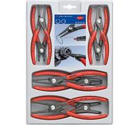 Lot de 8 pinces de précision pour circlips - KNIPEX - 002004SB