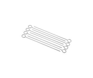 Lot de 8 Piques à Brochettes Neka 27cm Argent