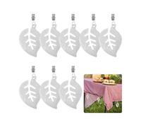 Lot de 8 poids de nappe pour l'extérieur, poids de nappe en acier inoxydable, poids de nappe extra lourd,poids de nappe pour rideaux