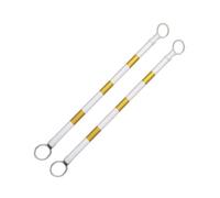 Lot De 8 Poteaux De Barricade De Sécurité Rétractables Barrière De Cône De Circulation Télescopique Réfléchissante Barres Cône Circulation 4,1 À 6,6 Pieds(2Pcs)